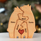 Gepersonaliseerde houten familie puzzel